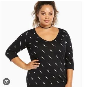 Torrid lightning bolt shirt